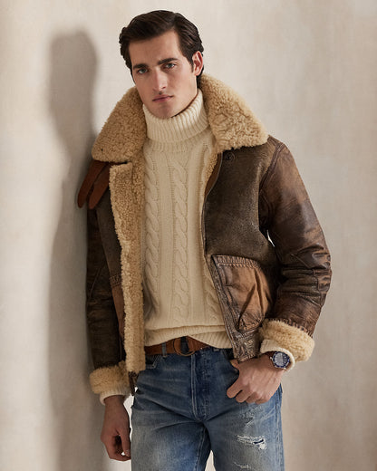 Ralph Lauren CableKnit WoolCashmere Sweater