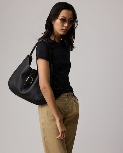 Ralph Lauren Welington Calfskin Medium Shoulder Bag