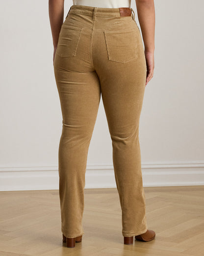 Ralph Lauren Stretch Corduroy MidRise Straight Pant
