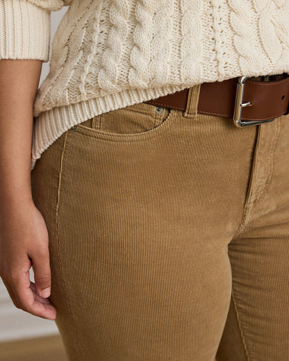 Ralph Lauren Stretch Corduroy MidRise Straight Pant
