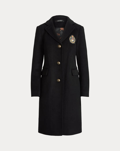 Ralph Lauren CrestPatch WoolBlend Coat