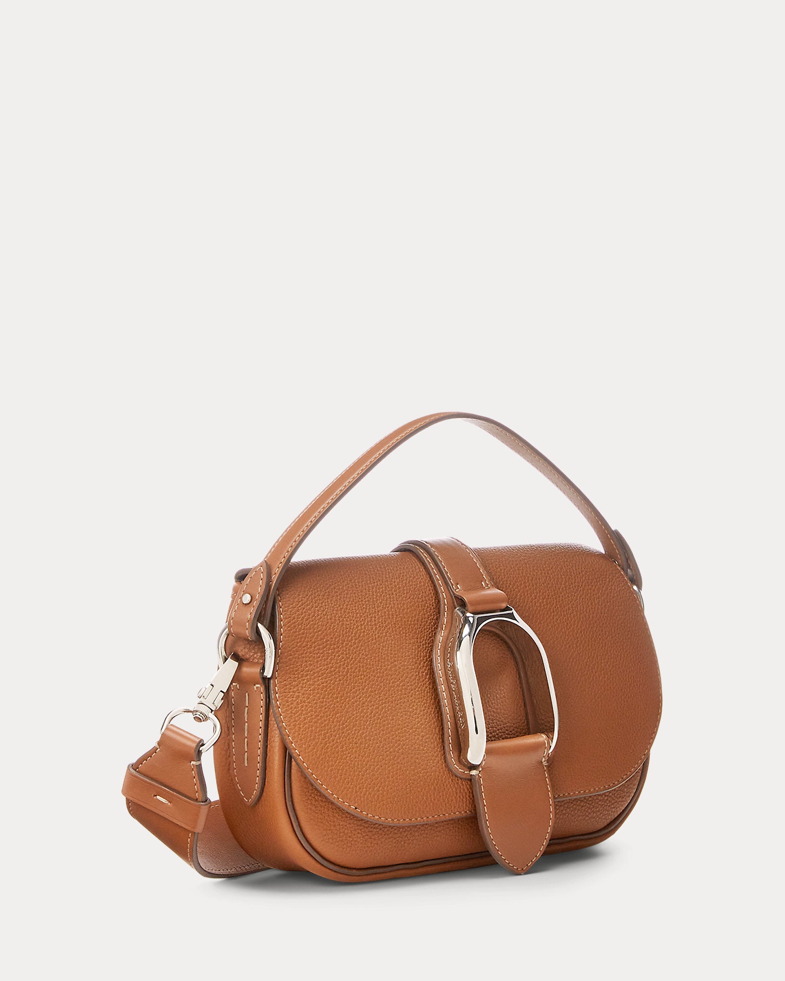 Ralph Lauren Welington Calfskin Shoulder Bag