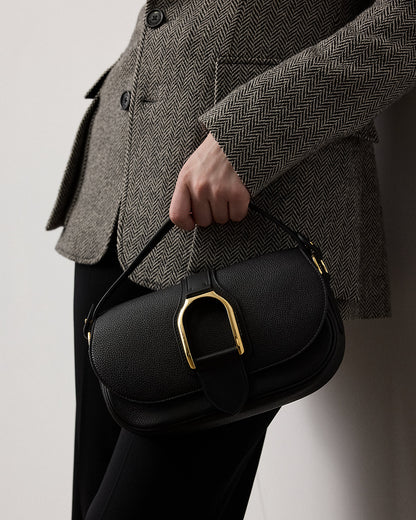 Ralph Lauren Welington Calfskin Shoulder Bag