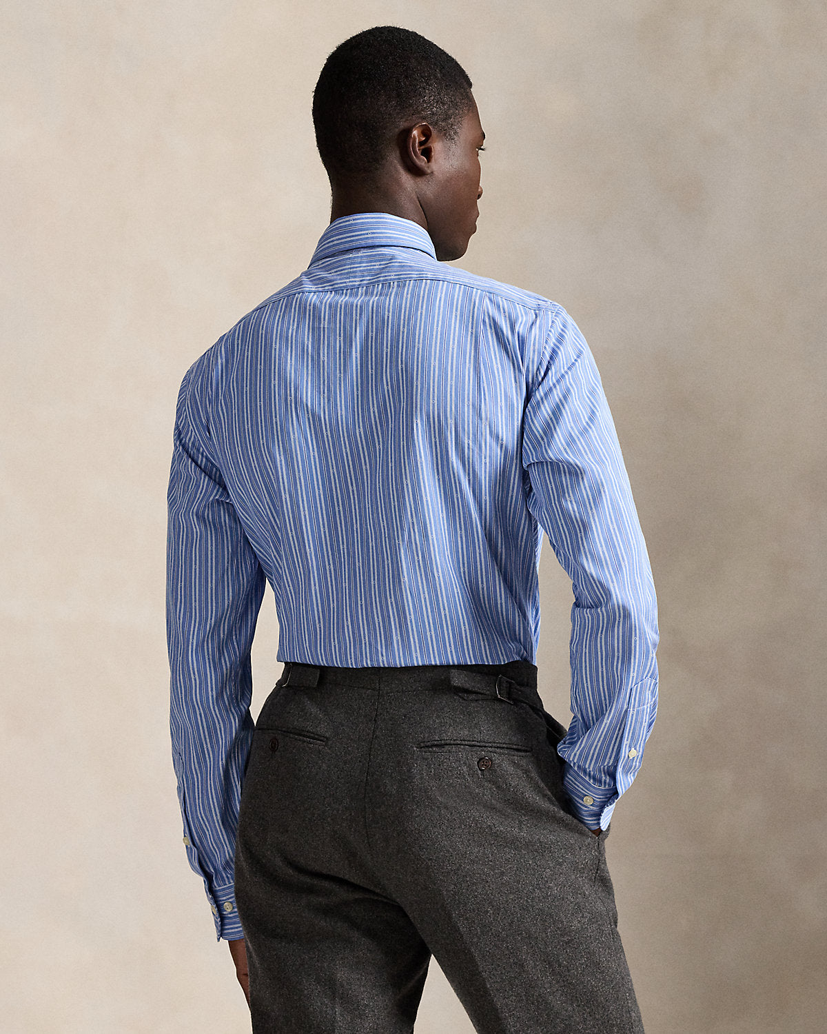 Ralph Lauren Custom Fit Striped Dobby Shirt