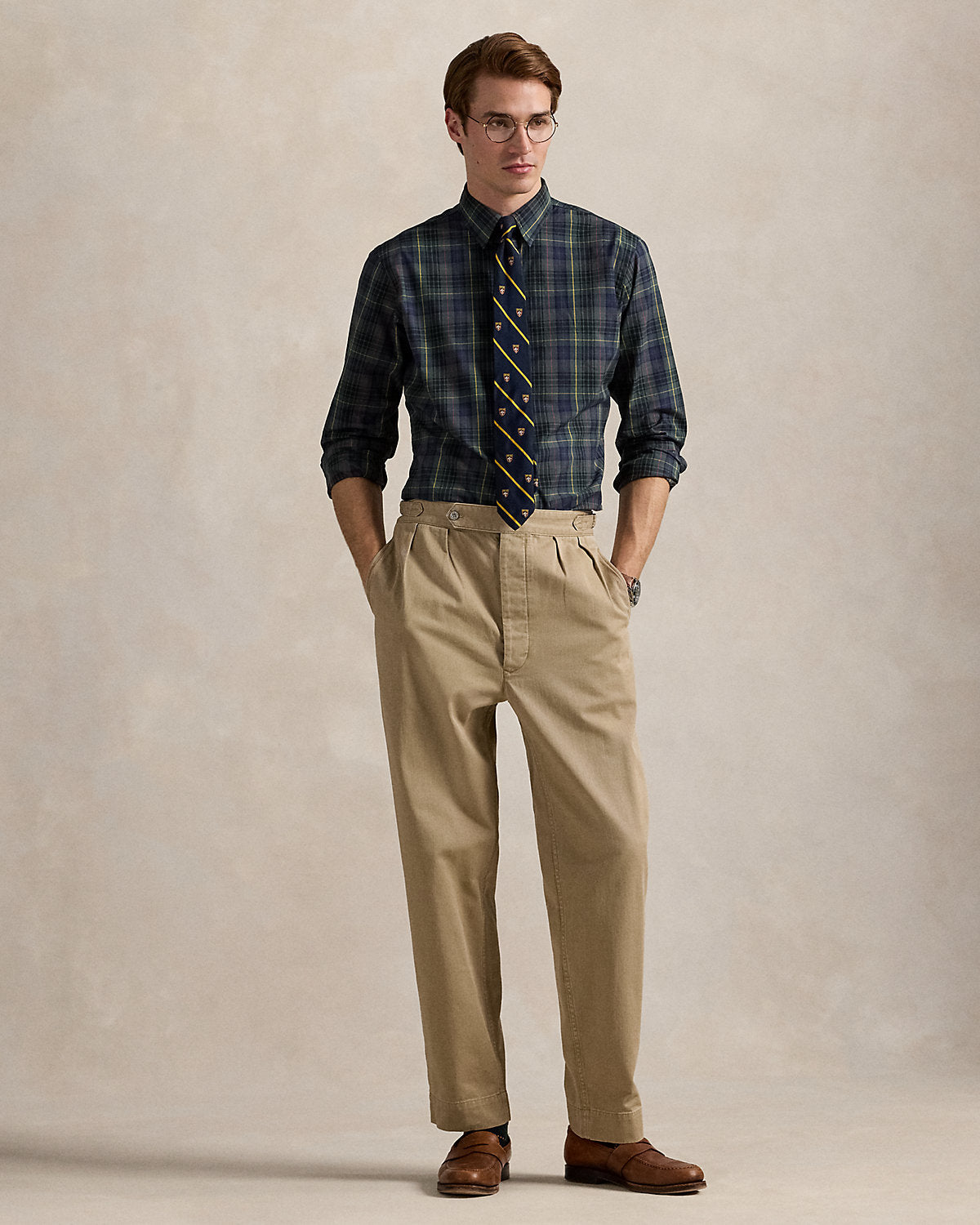 Ralph Lauren Custom Fit Plaid Poplin Shirt
