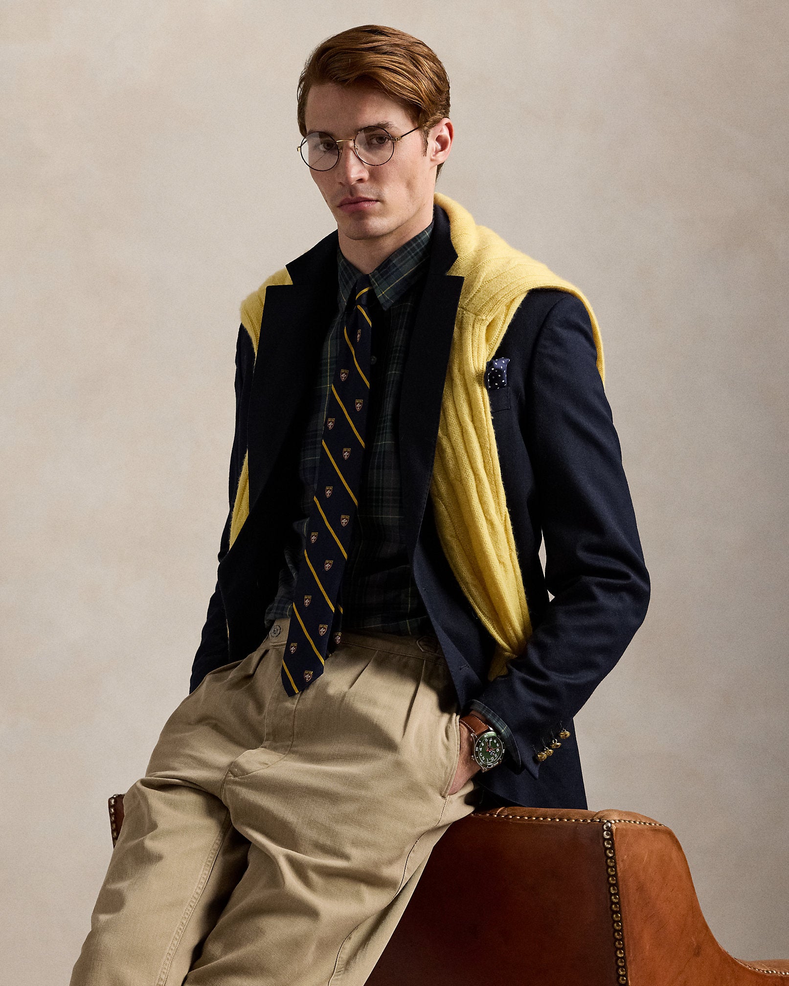 Ralph Lauren Custom Fit Plaid Poplin Shirt