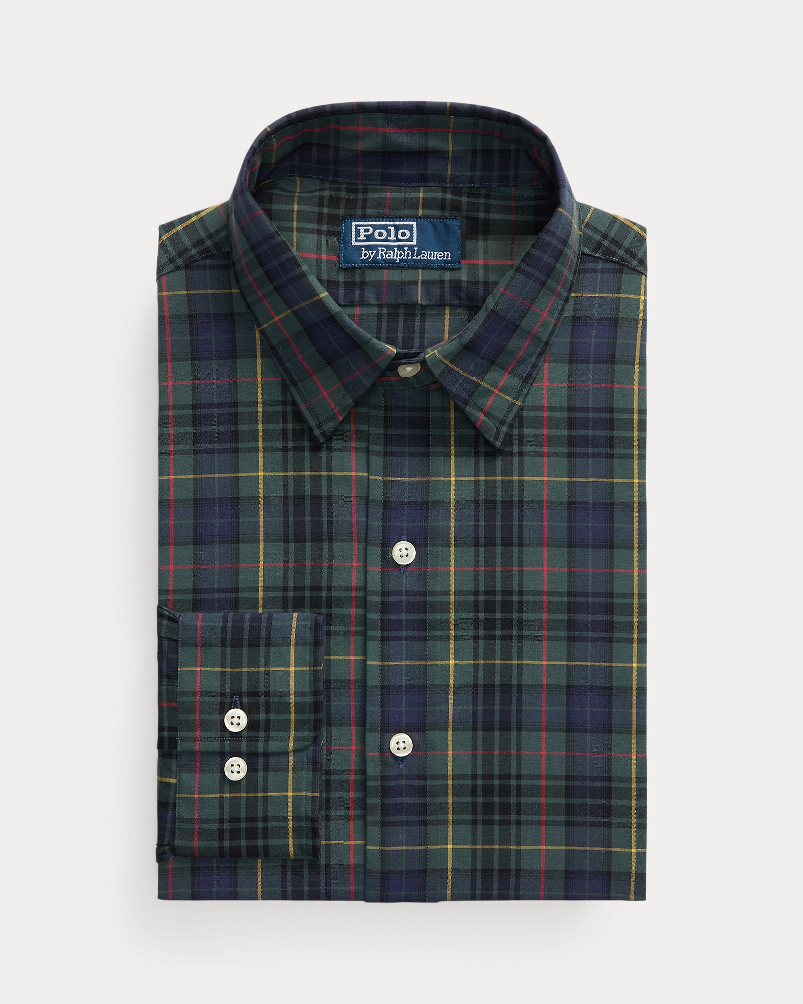 Ralph Lauren Custom Fit Plaid Poplin Shirt