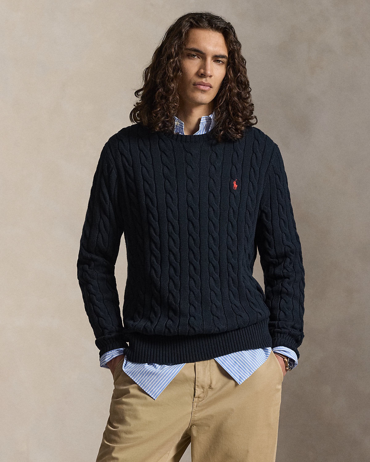 Ralph Lauren CableKnit Cotton Sweater