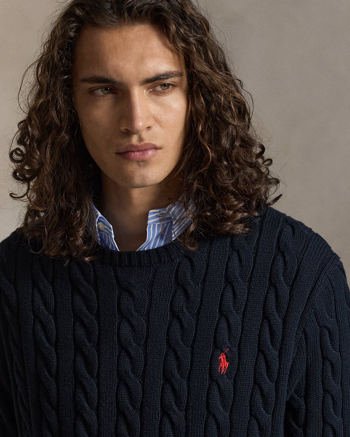 Ralph Lauren CableKnit Cotton Sweater