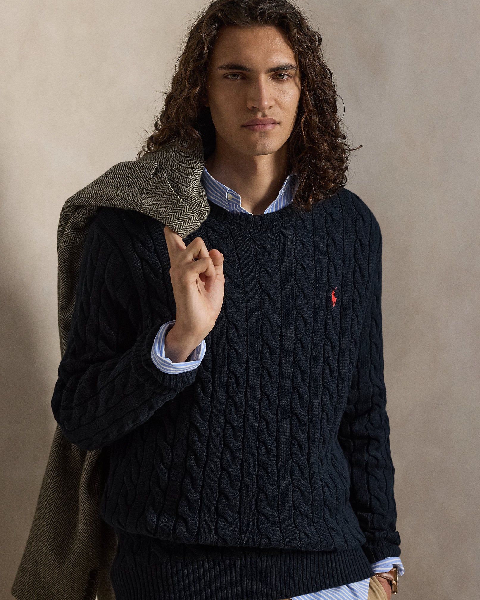 Ralph Lauren CableKnit Cotton Sweater