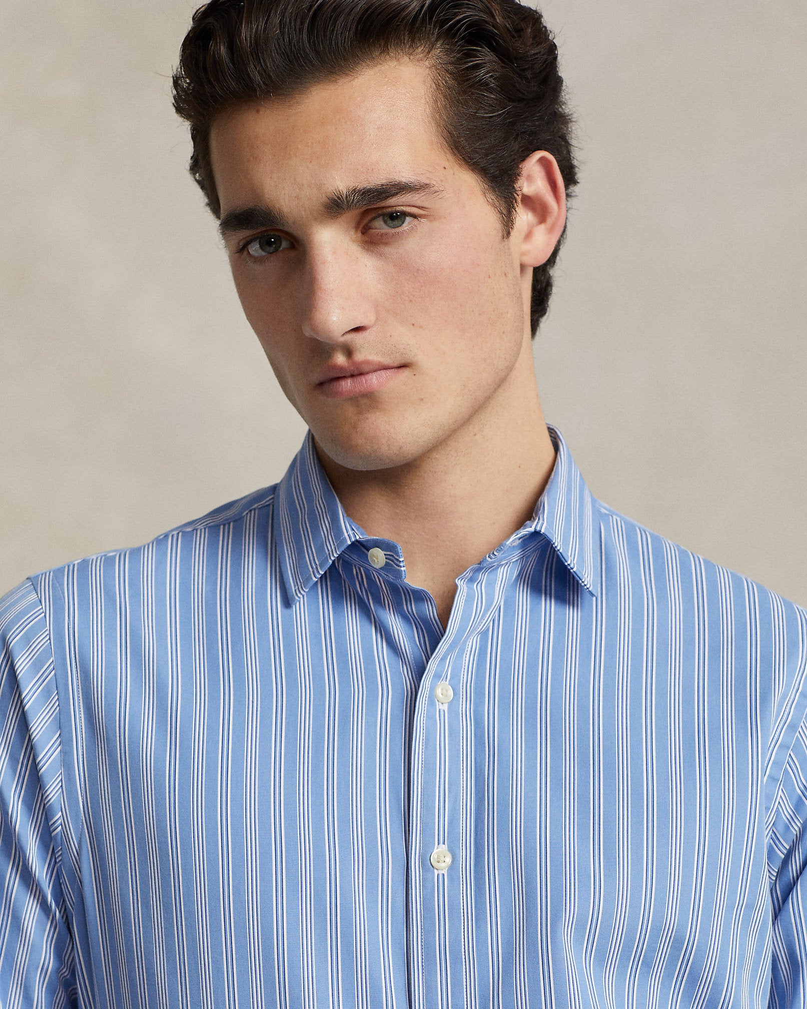 Ralph Lauren Custom Fit Striped Poplin Shirt