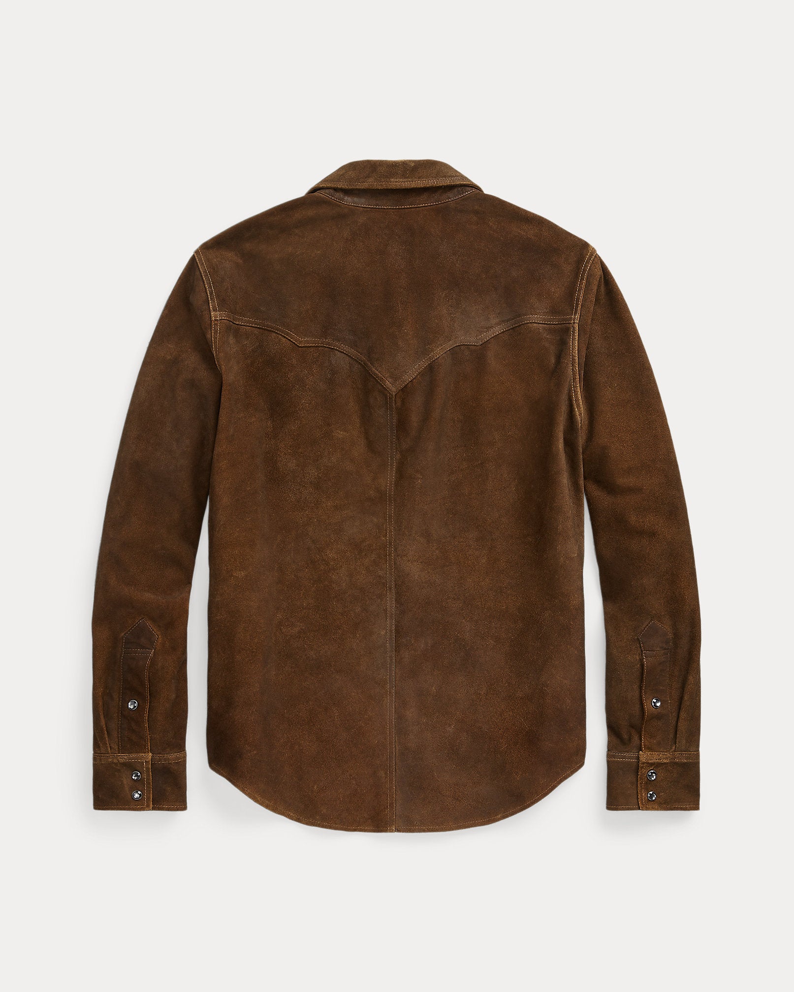 Ralph Lauren Roughout Suede Western Shirt Jacket