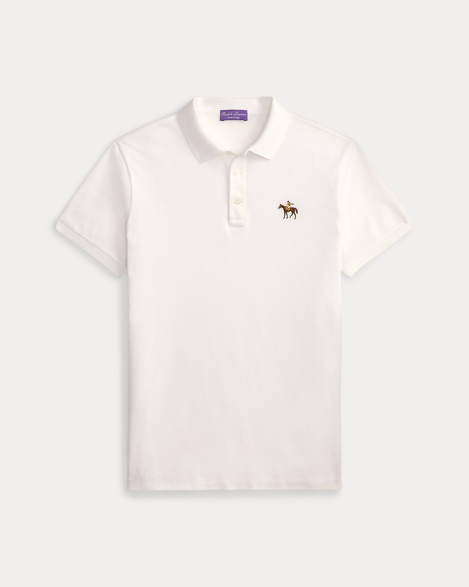 Ralph Lauren Custom Slim Fit Piqué Polo Shirt