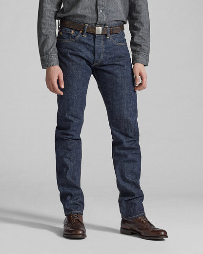 Ralph Lauren Low Straight OnceWashed Selvedge Jean