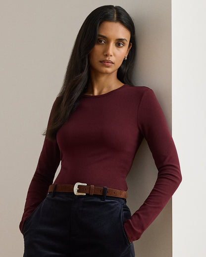 Ralph Lauren Stretch Cotton LongSleeve Tee
