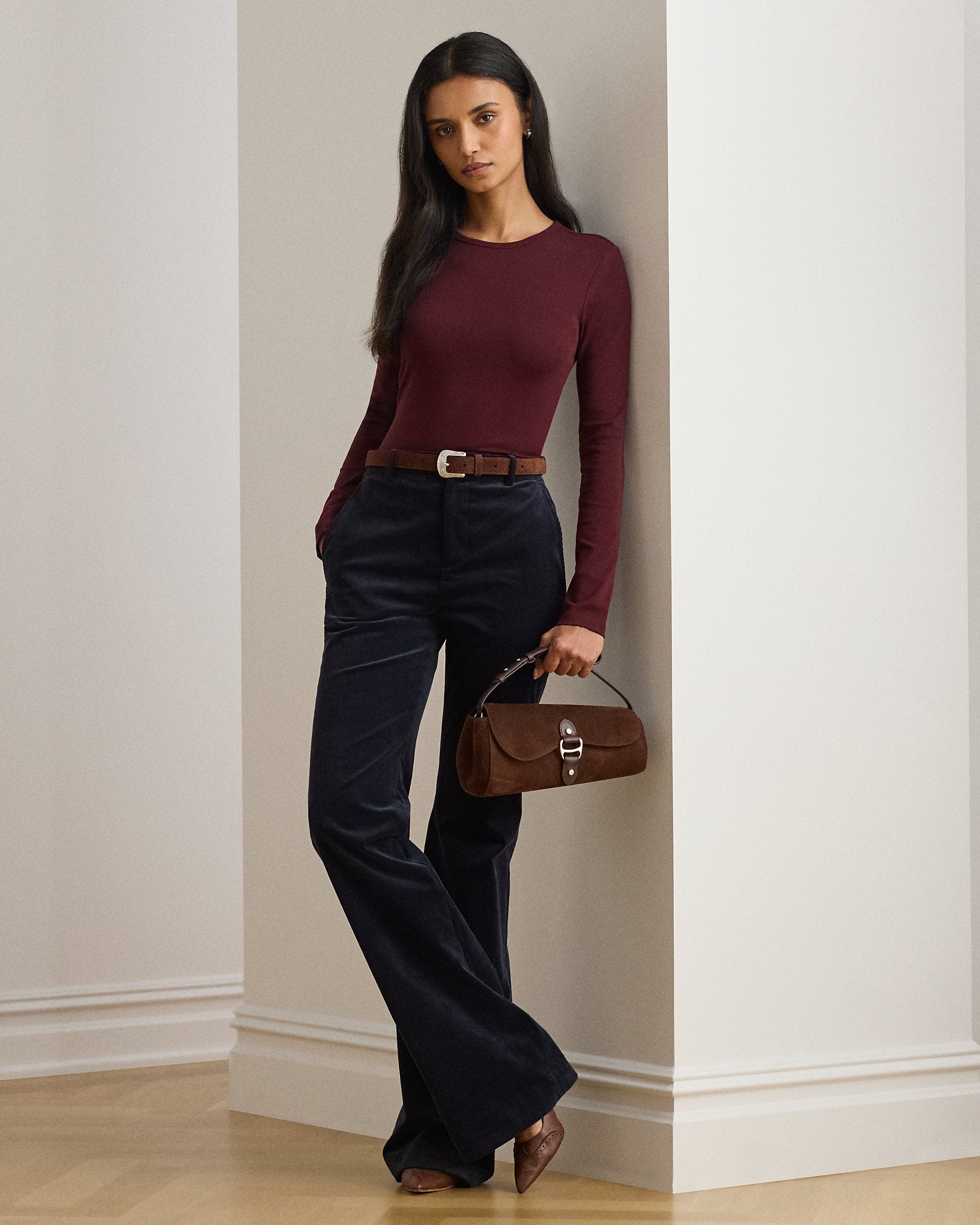 Ralph Lauren Stretch Cotton LongSleeve Tee