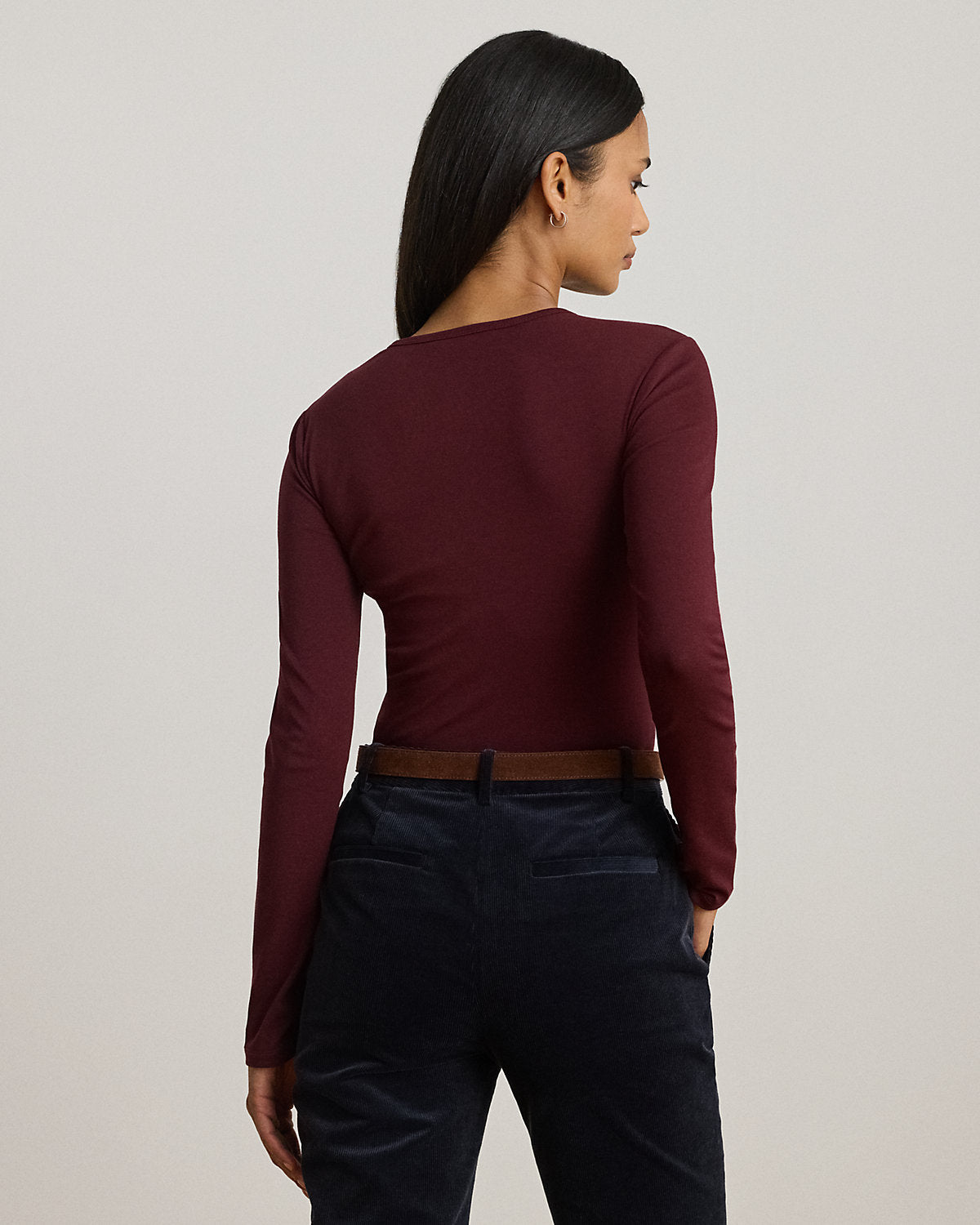 Ralph Lauren Stretch Cotton LongSleeve Tee