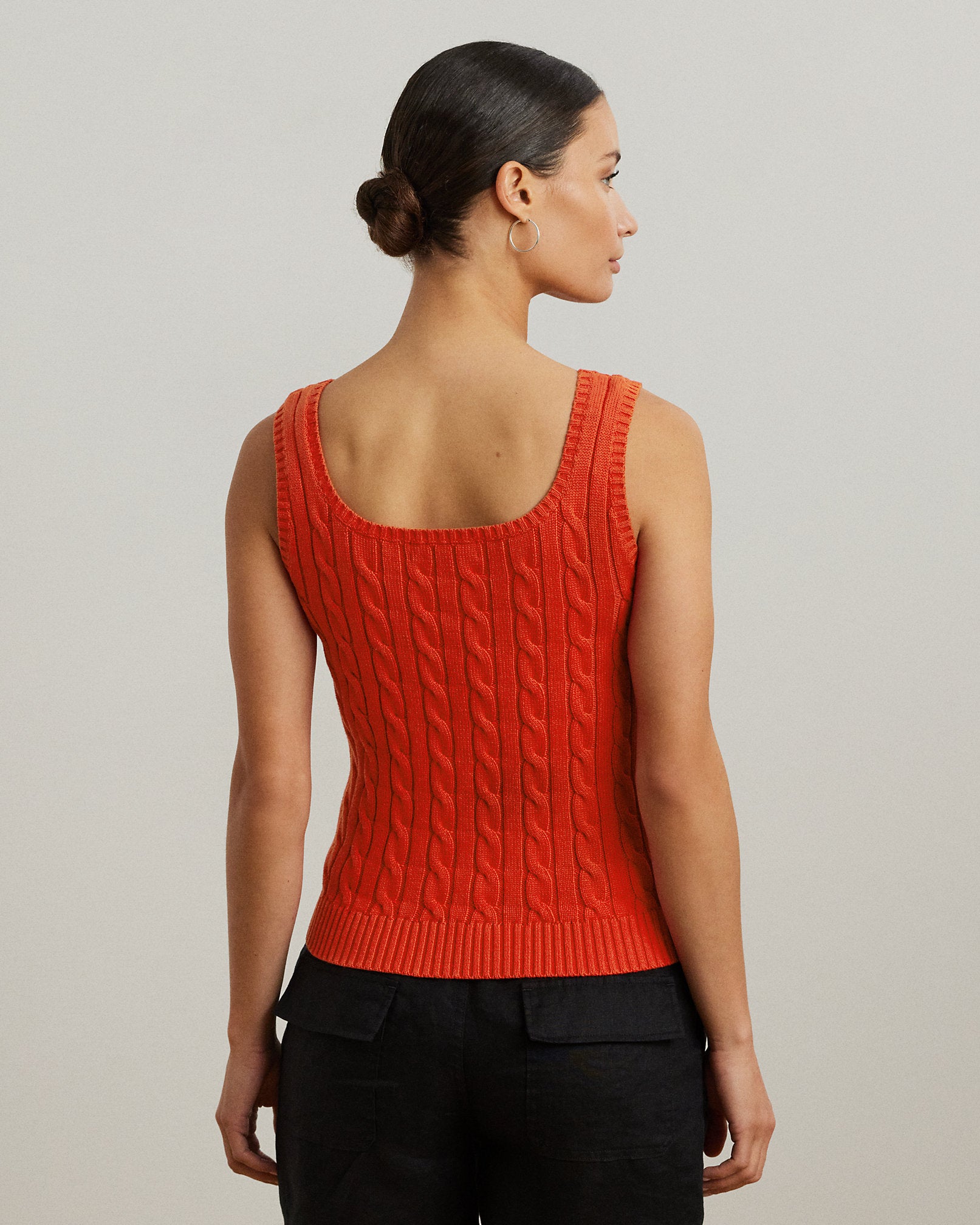 Ralph Lauren CableKnit Sleeveless Sweater