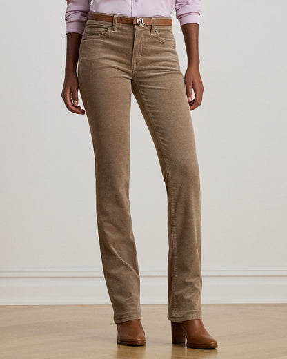 Ralph Lauren Stretch Corduroy MidRise Straight Pant