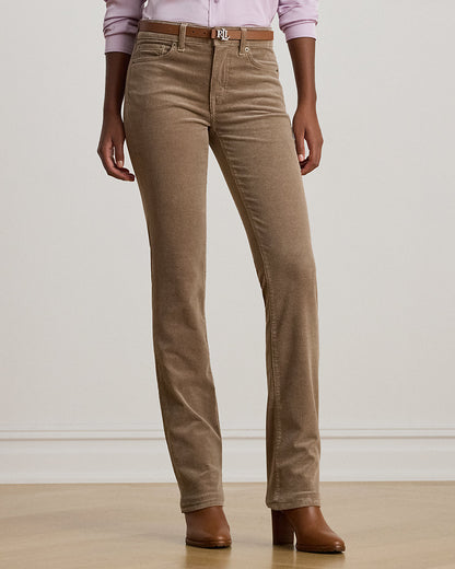 Ralph Lauren Stretch Corduroy MidRise Straight Pant