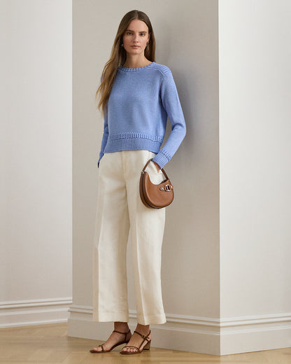 Ralph Lauren CottonBlend Crewneck Sweater