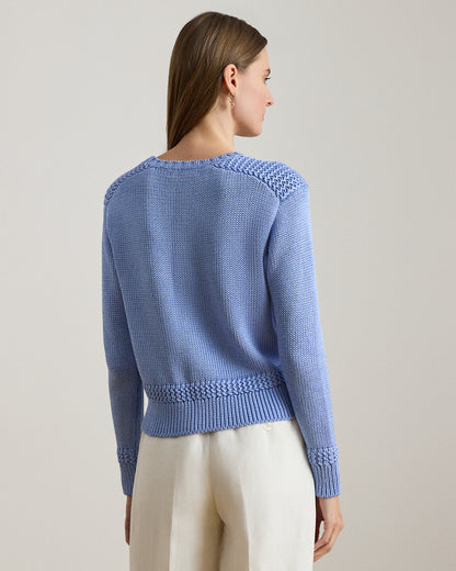 Ralph Lauren CottonBlend Crewneck Sweater