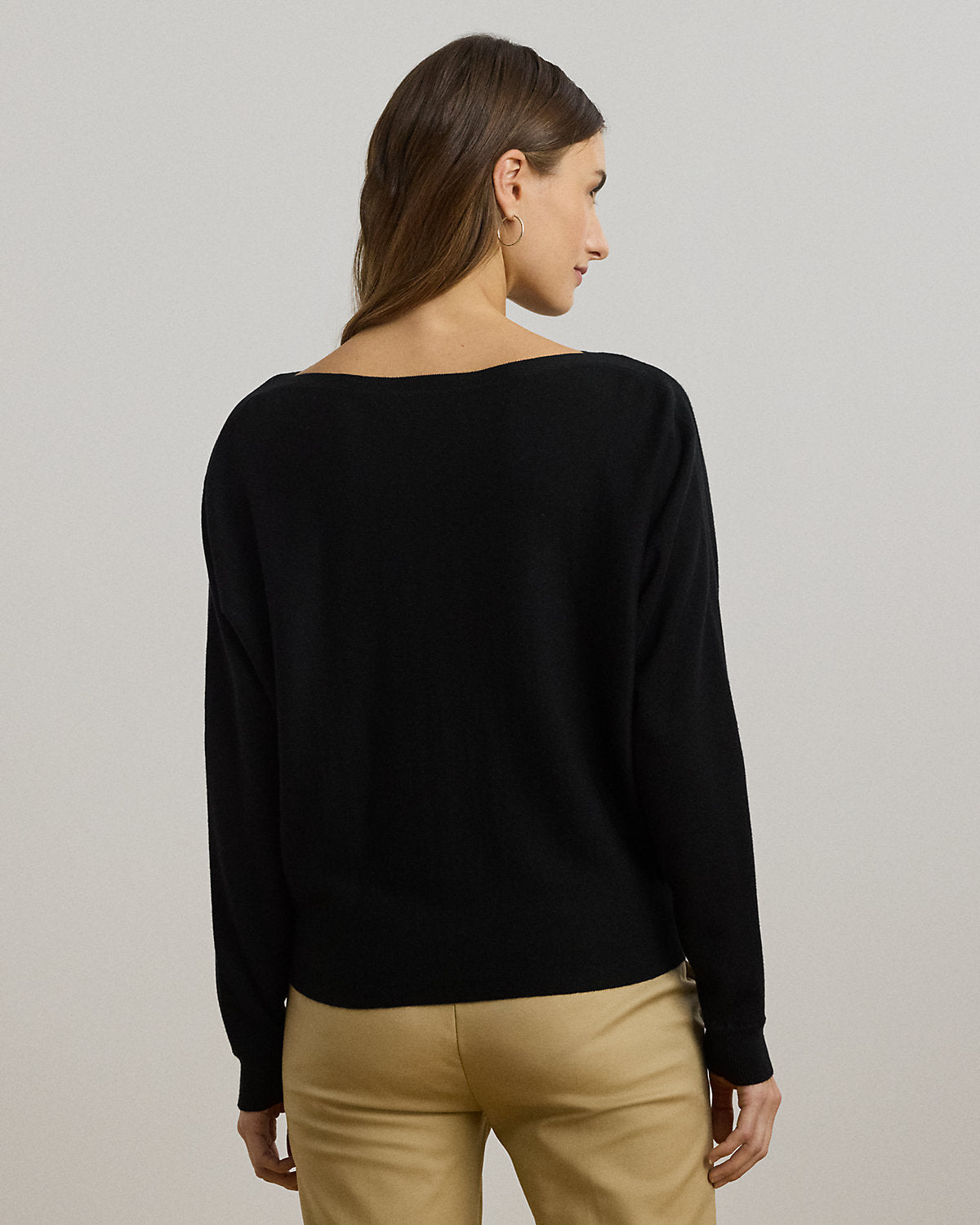Ralph Lauren CottonBlend DolmanSleeve Sweater