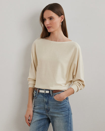 Ralph Lauren CottonBlend DolmanSleeve Sweater