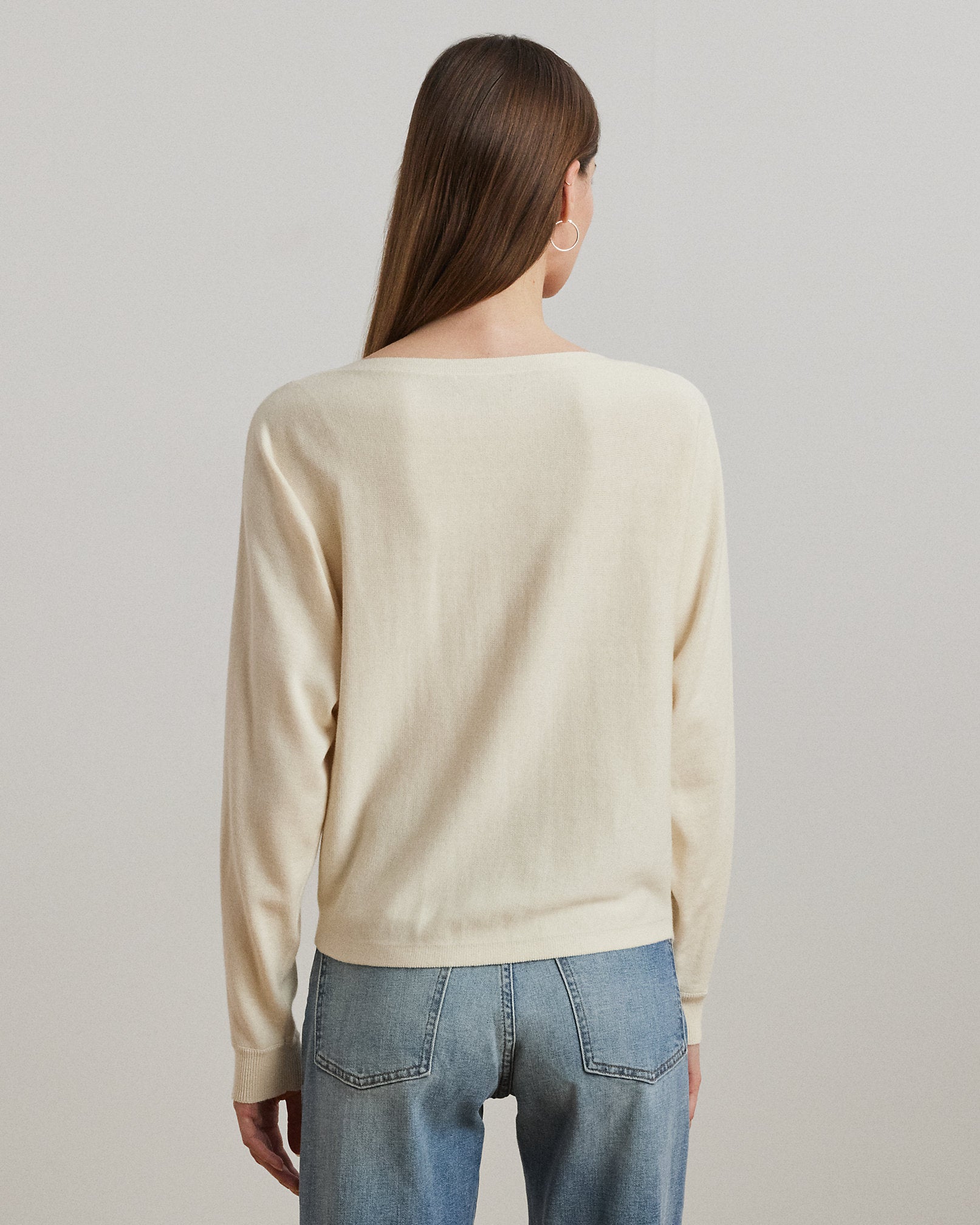 Ralph Lauren CottonBlend DolmanSleeve Sweater