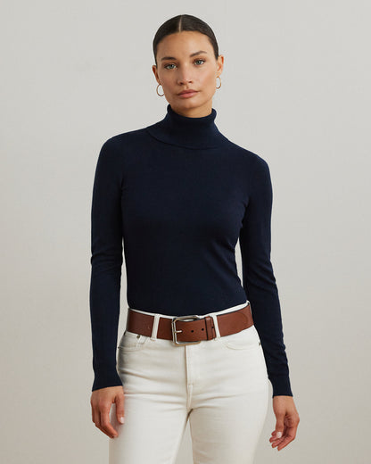 Ralph Lauren SilkBlend Turtleneck Sweater