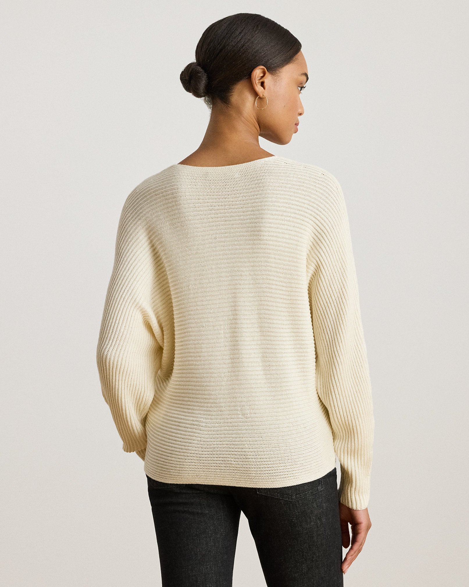 Ralph Lauren RibKnit DolmanSleeve Sweater