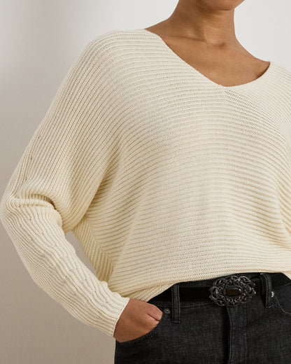 Ralph Lauren RibKnit DolmanSleeve Sweater