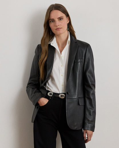 Ralph Lauren Lambskin Blazer