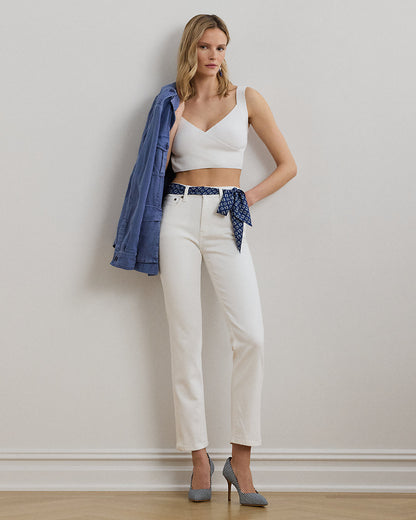 Ralph Lauren HighRise Straight Ankle Jean