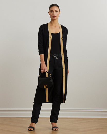 Ralph Lauren TwoTone CottonBlend Cardigan