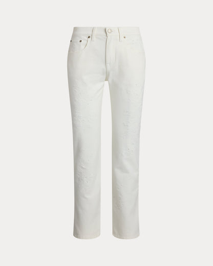 Ralph Lauren Embroidered Relaxed Tapered Jean