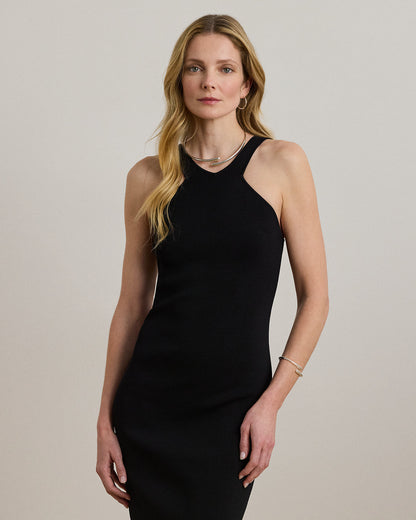 Ralph Lauren RibKnit Sleeveless Sweater Dress