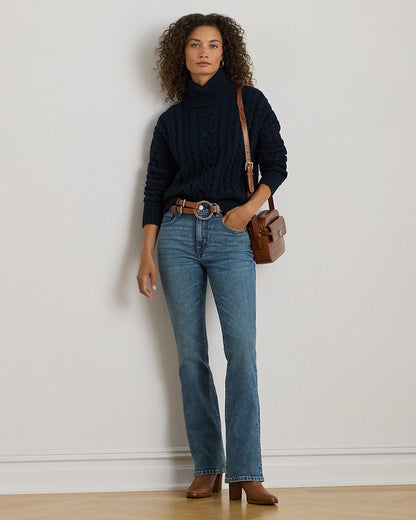 Ralph Lauren CableKnit Turtleneck Sweater