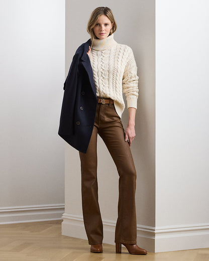 Ralph Lauren CableKnit Turtleneck Sweater