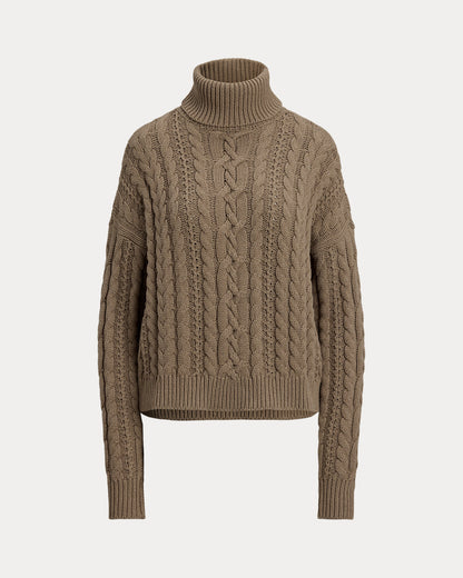 Ralph Lauren CableKnit Turtleneck Sweater