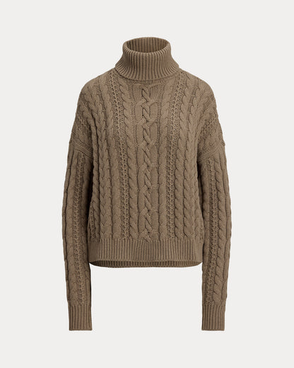 Ralph Lauren CableKnit Turtleneck Sweater
