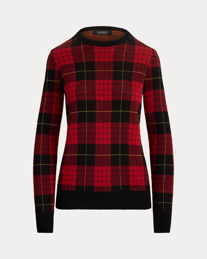 Ralph Lauren Plaid CottonBlend Sweater