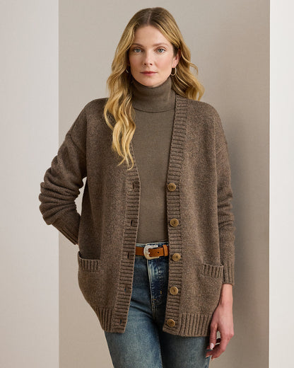Ralph Lauren WoolBlend VNeck Cardigan