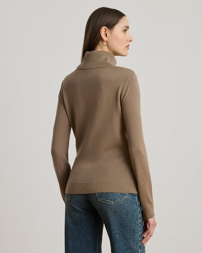 Ralph Lauren GeoPrint WoolBlend Turtleneck Sweater
