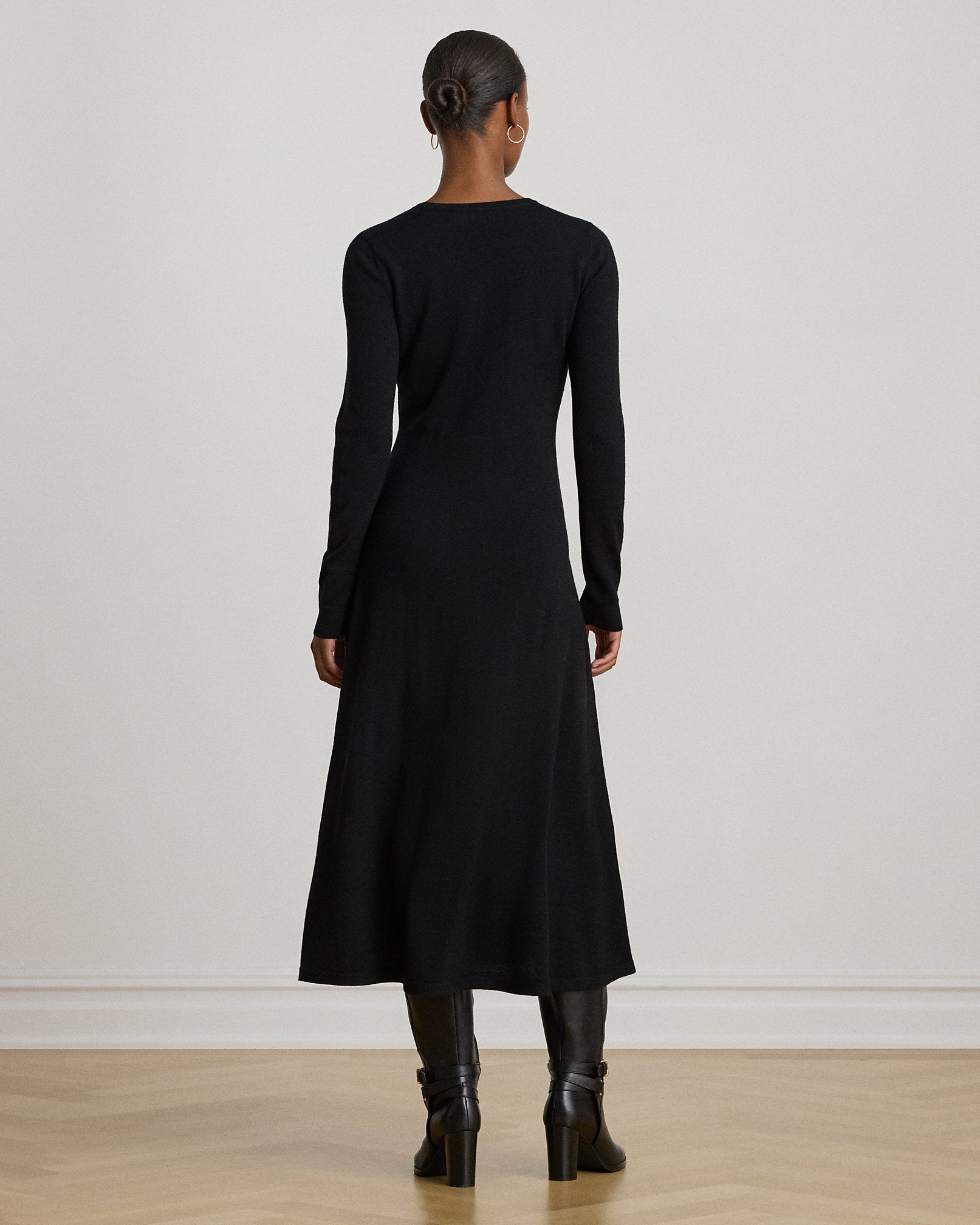Ralph Lauren Wool Crewneck Sweater Dress