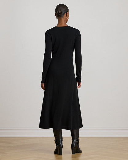 Ralph Lauren Wool Crewneck Sweater Dress