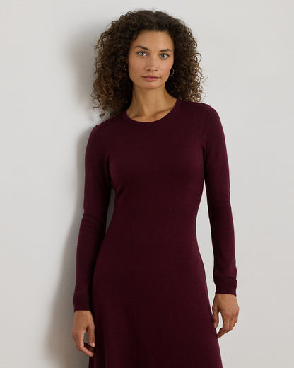 Ralph Lauren Wool Crewneck Sweater Dress