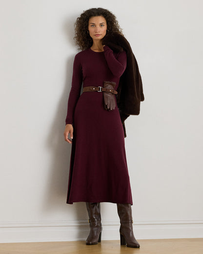 Ralph Lauren Wool Crewneck Sweater Dress