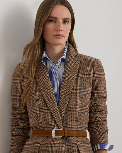 Ralph Lauren Glen Plaid WoolBlend Twill Blazer