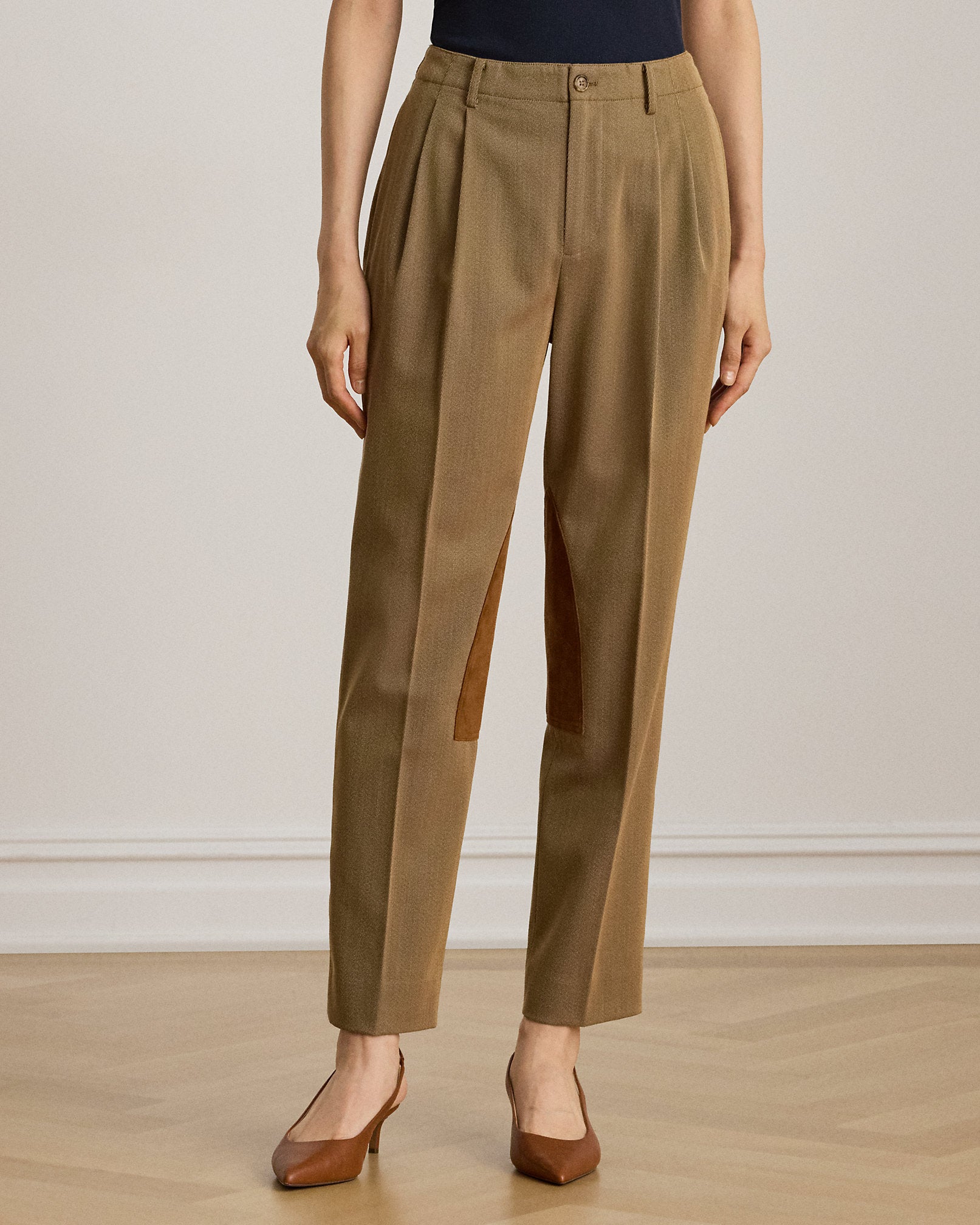 Ralph Lauren SuedeTrim BiStretch Jodhpur Pant